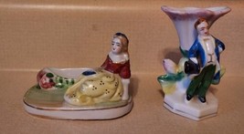LOT OF 2 OCCUPIED JAPAN FIGURINES Hand Painted - $24.75