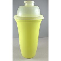Vintage Yellow Tupperware Shaker 744-1 W/ Flip Top Cover Plastic Salad D... - $7.59