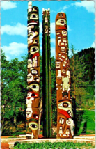 Postcard Canada Totem Poles Prince Rupert B.C Canadian Indian Carvings 5.5 x 3.5 - £3.88 GBP