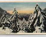 Winter Scene Mt Lowe California Postcard - $9.90