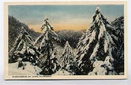 Winter Scene Mt Lowe California Postcard - £7.84 GBP
