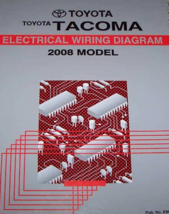 2008 Toyota Tacoma Electrical Wiring Diagram Service Shop Manual EWD FACTORY - £54.73 GBP