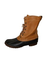 Vintage LL Bean Maine Hunting Signature Leather Duck Boots Sz 9  - $64.35