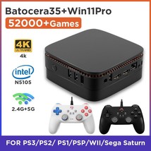 Gaming Retro Video Game Console WIN 11+Batocera OS PS3/PS2/PS1/Wii 52000+Games - £464.64 GBP+