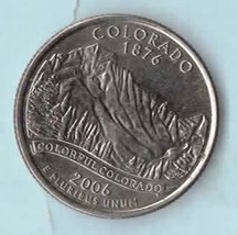 2006 D Colorado State Washington Quarter - Near uncirculated About AU58 - $1.25