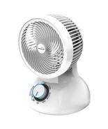 Brentwood 3-Speed Quiet Oscillating Air Circulator Desktop Fan White (6-... - $61.04 CAD