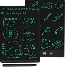 LCD Writing Tablet 11.5in Double Display Erasable Reusable Electronic Drawing Pa - £52.08 GBP