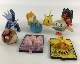 Pokemon Burger King 9pc Figure Topper Toy Lot Vintage Pikachu - £21.64 GBP