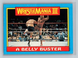 A Belly Buster #49 1987 Topps WWF - $1.99