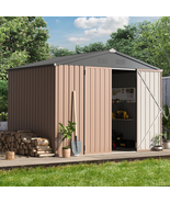 8 X 6 Ft. Outdoor Metal Storage Shed for Garden Tools - $18,422.44 MXN