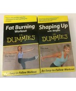 Exercise VHS Tapes Lot of 2 Fat Burning &amp; Shaping Up For Dummies Sealed ... - £11.72 GBP