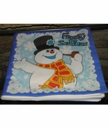 Handmade Frosty The Snowman Soft Cloth Book - $283.44 MXN