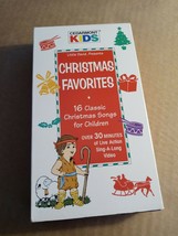 Christmas Favorites 16 Classic Songs For Children VHS Video Used Cedarmont Kids - £16.54 GBP