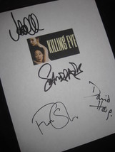 Killing Eve Signed TV Script Screenplay X4 Autograph Jodie Comer Sandra ... - £13.34 GBP