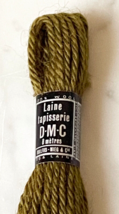 DMC Laine Tapisserie France 100% Wool Tapestry Yarn - 1 Skein Olive Gree... - $1.85