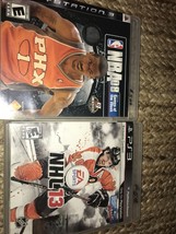 Lot Of 2 PS3 Hockey Games NHL  13 - NBA 08 Playstation 3 Bundle. EA Sports - £7.74 GBP