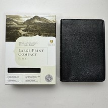 Large Print Compact Bible Burgundy Bonded Holman Christian Standard Bible - $19.79
