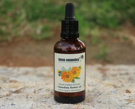 Organic Calendula Oil | Infused with sweet almond oil | Hair Scalp Care - £10.23 GBP