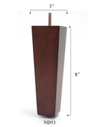 8&quot; Height Tapered Wood Furniture Leg/Sofa/Chair/Couch /Ottoman Feet ( Se... - $639.32 MXN