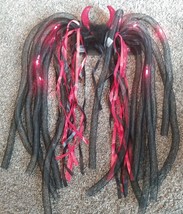 Halloween Head Bopper Headband ~ Devil Horns &amp; Flashing Light Up Hair Tu... - £4.78 GBP