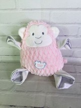 Demdaco Nat &amp; Jules Sweet Sophistication Milene Monkey Plush Stuffed Animal Pink - £13.62 GBP
