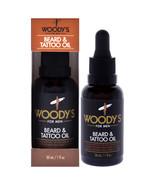 Beard and Tattoo Oil by Woodys for Men - 1 oz Oil - $14.19