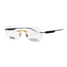 Hugo Boss BOSS 1265/D 0AOZ 00 Matte Gold 50mm Eyeglasses New Authentic - $83.29