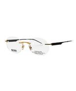 Hugo Boss BOSS 1265/D 0AOZ 00 Matte Gold 50mm Eyeglasses New Authentic - $114.73 CAD