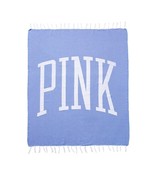New Victoria&#39;s Secret PINK 2017 LE Festival Beach Blanket Throw Blue Legend - $40.32 CAD