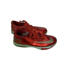2013 Nike KD 6 GS Kevin Durant Christmas 599477-601 Sneakers Youth Size 7Y - £21.32 GBP