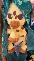 Disney Animal Kingdom Baby Giraffe in a Green Hoodie Pouch Blanket Plush Doll image 2