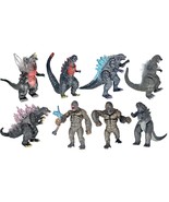 8Pcs Attacking King Kong Vs Godzilla Toys 2021 Movable Joint Action Figu... - $39.99