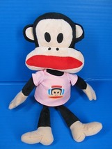 PAUL FRANK JULIUS THE MONKEY Pink Headphone T-SHIRT 13&quot; PLUSH TOY FIGURE - $18.00