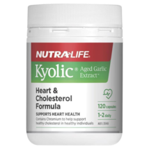 Nutra-Life Kyolic Aged Garlic Extract Heart &amp; Cholesterol Formula 120 Capsules - £85.76 GBP