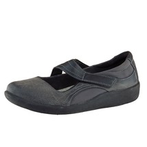 Clarks Size 7 M Gray Round Toe Mary Jane Synthetic Women - £15.53 GBP