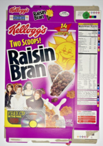 2002 Empty Kellogg's Raisin Bran Free CD Offer 25.5OZ Cereal Box SKU U198/187 - $18.99