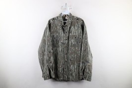 Vtg 80s Walls Mens Large Faded Realtree Camouflage Safari Bush Button Shirt USA - £101.23 GBP