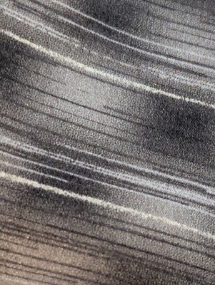 Haggar Collection Tie Black Silver Streaks Stripes Raiders Green Hint Silk 58" Item image 2