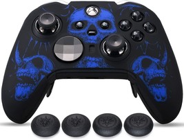 Yorha Laser Carving Silicone Skin For Xbox Elite Series 2 Controller (Skulls - £35.40 GBP