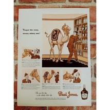 1941 Camel and Blindfolded Man Eeny Meeny Paul Jones Whiskey Orig Vtg PRINT AD - $19.79