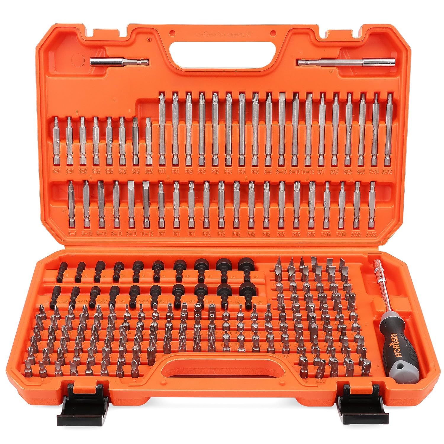 219-Piece Professional Screwdriver Bit Set, Chrome Vanadium Steel Driver Bit Set