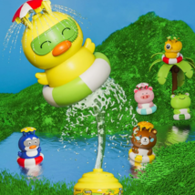 Summer Launcher Sprinkler Toy Outdoor Sprinkler for Kids Party Lawn Yard, Duck - £27.23 GBP