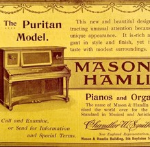 Mason Hamlin Pianos Organ 1897 Advertisement Victorian Musical Instrument DWFF19 - £13.82 GBP