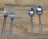 Engraved Stainless Flatware - Full 12 Place Setting + Serving Set - SHIP... - $34.62