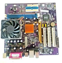 Ecs 741GX-M Motherboard + 2GHz Amd Athlon Xp AXDA2400DKV3C Cpu + H/S &amp; Fan - £49.58 GBP