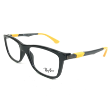 Ray-Ban Kids Eyeglasses Frames RB1549 3733 Black Gray Yellow Square 48-16-125 - £44.03 GBP