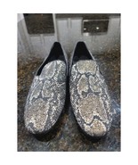 Giorgio Brutini Loafer Shoes Men Size 11M Gray Geometric Print Round Toe... - $74.47 CAD