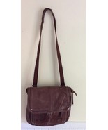 The Sak Ventura Convertible Backpack Dark Brown Leather Crossbody Bag U5 - $459.56 MXN
