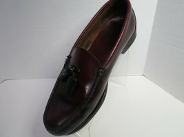 Cole Haan Brown Leather Tasseled Dress Loafers Mens Size 11.5 D - £31.85 GBP