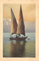 Antique Postcard Germany Early 1900&#39;s  Sailing in the Sea - £3.15 GBP